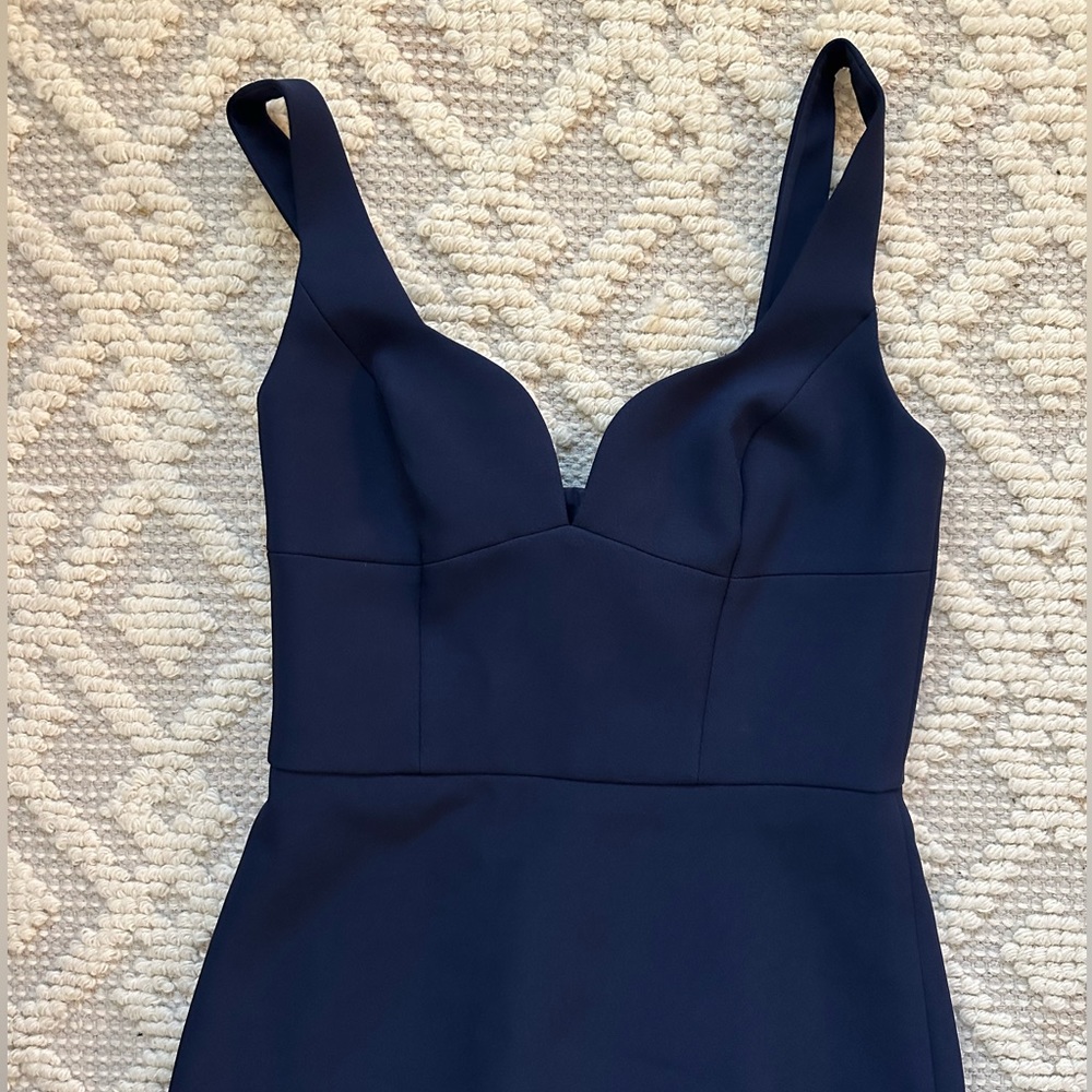 Gorgeous navy blue BCBGMaxAzria dress, never worn!